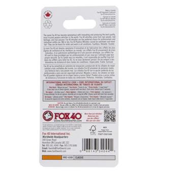 FOX 40 CLASSIC SAFETY DUDUK ORANJ 9902-0300