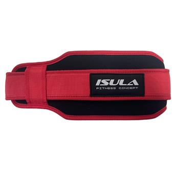 ISULA WEIGHT LIFTING BELTS-RED/ BLACK FBS167203-305