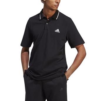 Adidas Siyah Polo Yaka Erkek Tişört IC9314 