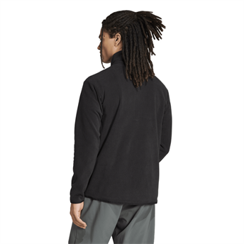 Adidas MT ESS FZ FL Tam Fermuarlı Siyah Erkek Polar JP0795