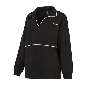 New Balance LifeStyle Kadın Siyah Sweatshirt WNC3402