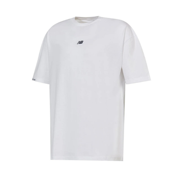 New Balance Lifestyle Unisex Beyaz Tişört UNT3417