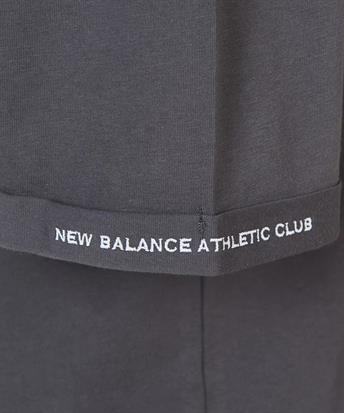 New Balance Lifestyle Unisex Gri Tişört UNT3417