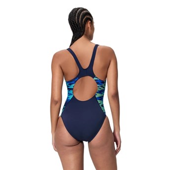 Speedo Hyperboom Splice Muscleback Kadın Yüzücü Mayosu 8-A000247003