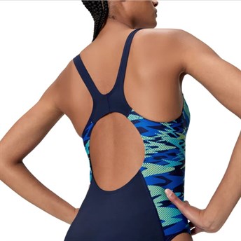 Speedo Hyperboom Splice Muscleback Kadın Yüzücü Mayosu 8-A000247003