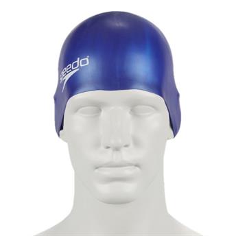 SPEEDO JUNIOR SILICON SWIM CAP BLUE