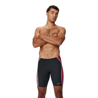 SPEEDO SOLID SPLICE JAM AM BLK/RED