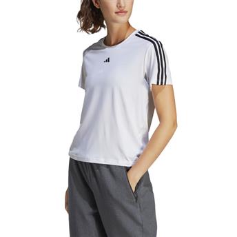 Adidas Train Essentials 3S Kadın Beyaz Tişört IC5040