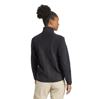 Adidas W MT ESS FZ FL Kadın Siyah Fermuarlı Polar JP0800