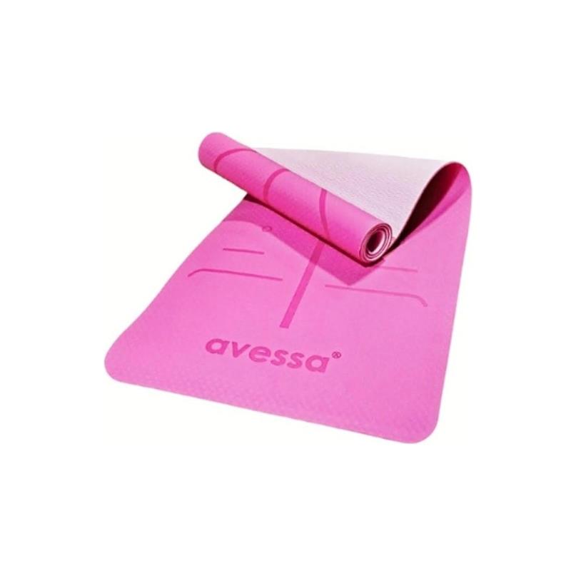 AVESSA TPE-40 ÇİFT RENK PLATES MİNDERİ TPE PEMBE 183*61*0,6