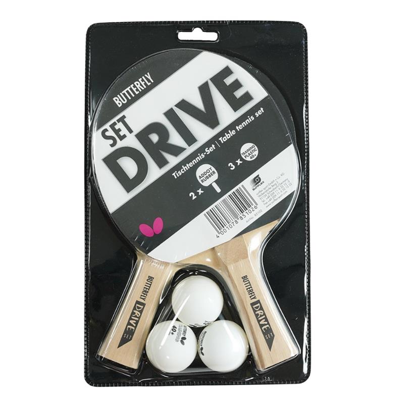 BUTTERFLY DRIVE TT SET (2 RAKET + 3 TOP) 85102S