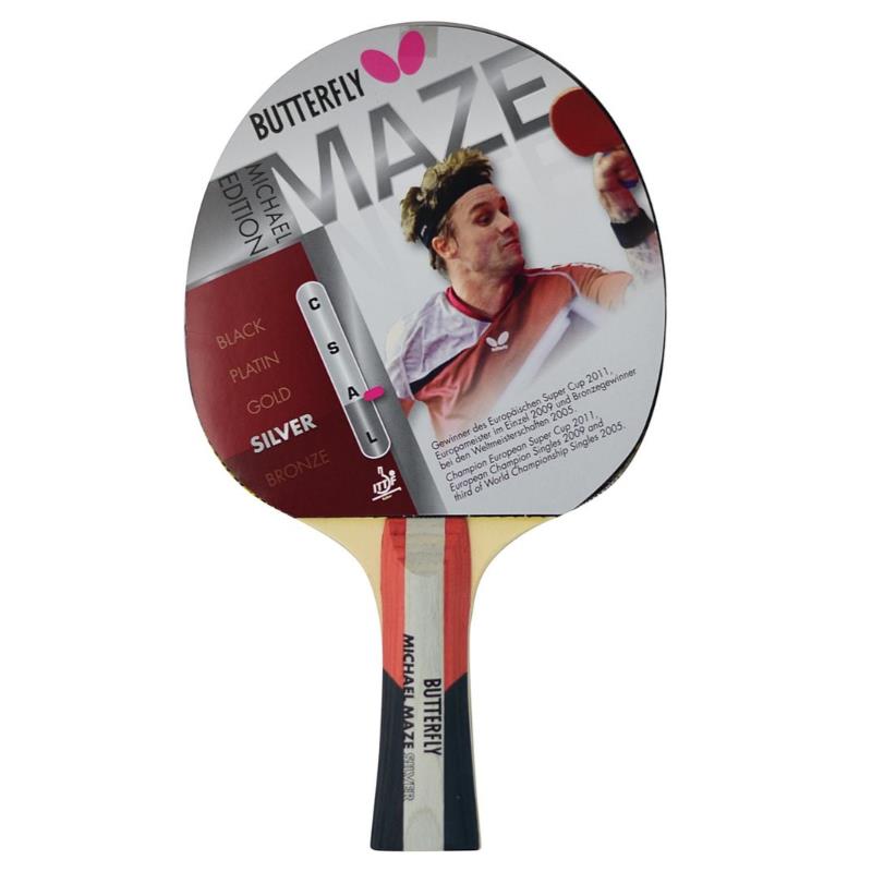BUTTERFLY MICHAEL MAZE SILVER P.P.RAKET