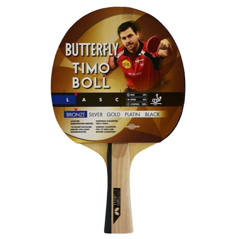 BUTTERFLY TIMO BOLL BRONZE P.P.RAKET