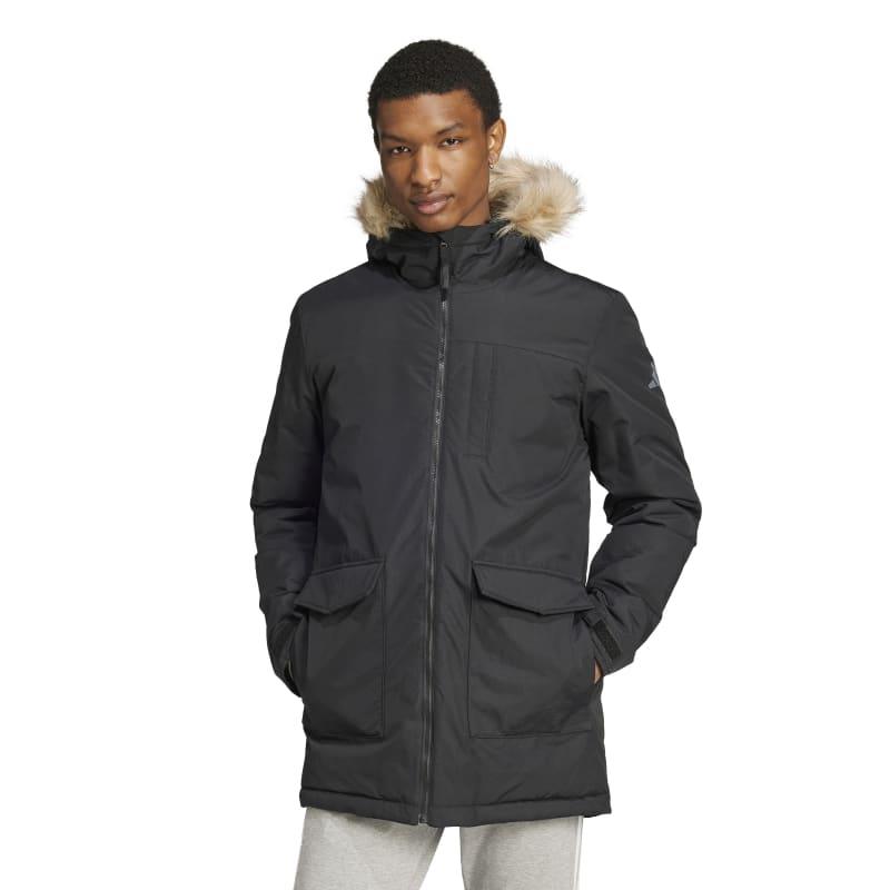 Adidas Paveric Fur Erkek Siyah Uzun Mont IX8888