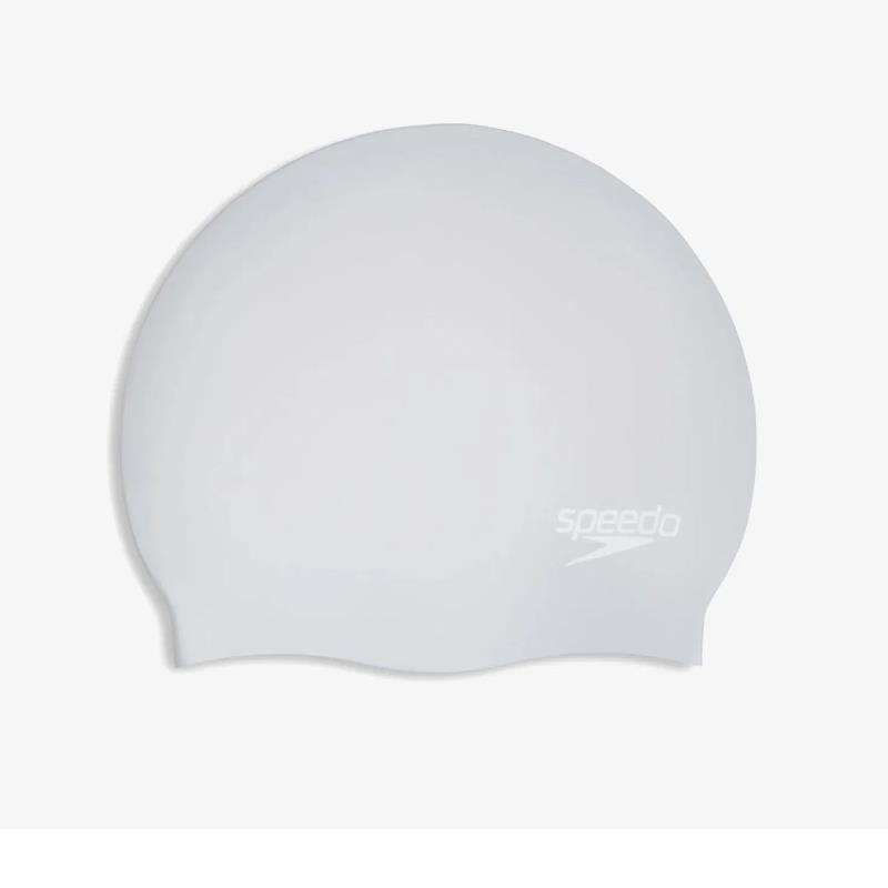 SPEEDO LONG HAIR CAP AU SILVER/WHITE