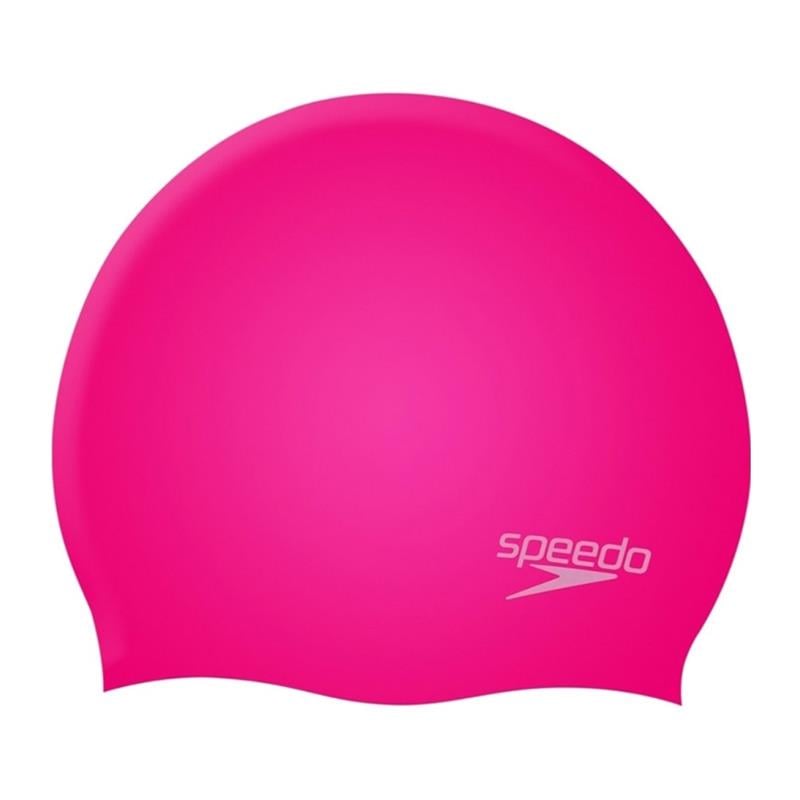 SPEEDO MOULDED SILC CAP JU PINK/PINK