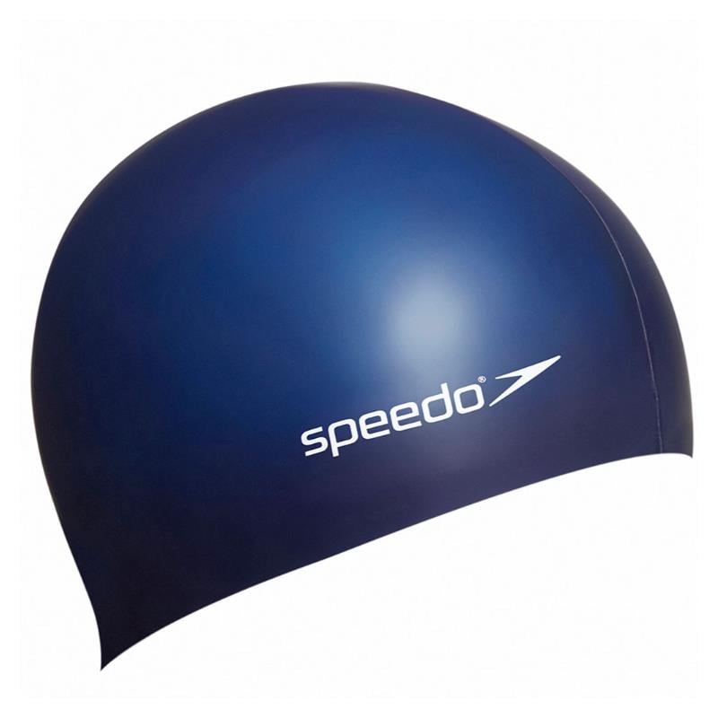 SPEEDO PLAIN FLAT SILICONE NAVY