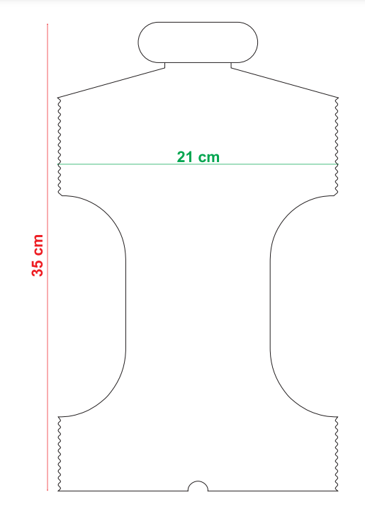 Gömlek Ara Kartonu 21x35 Uçak Kroma Karton 500 Adet