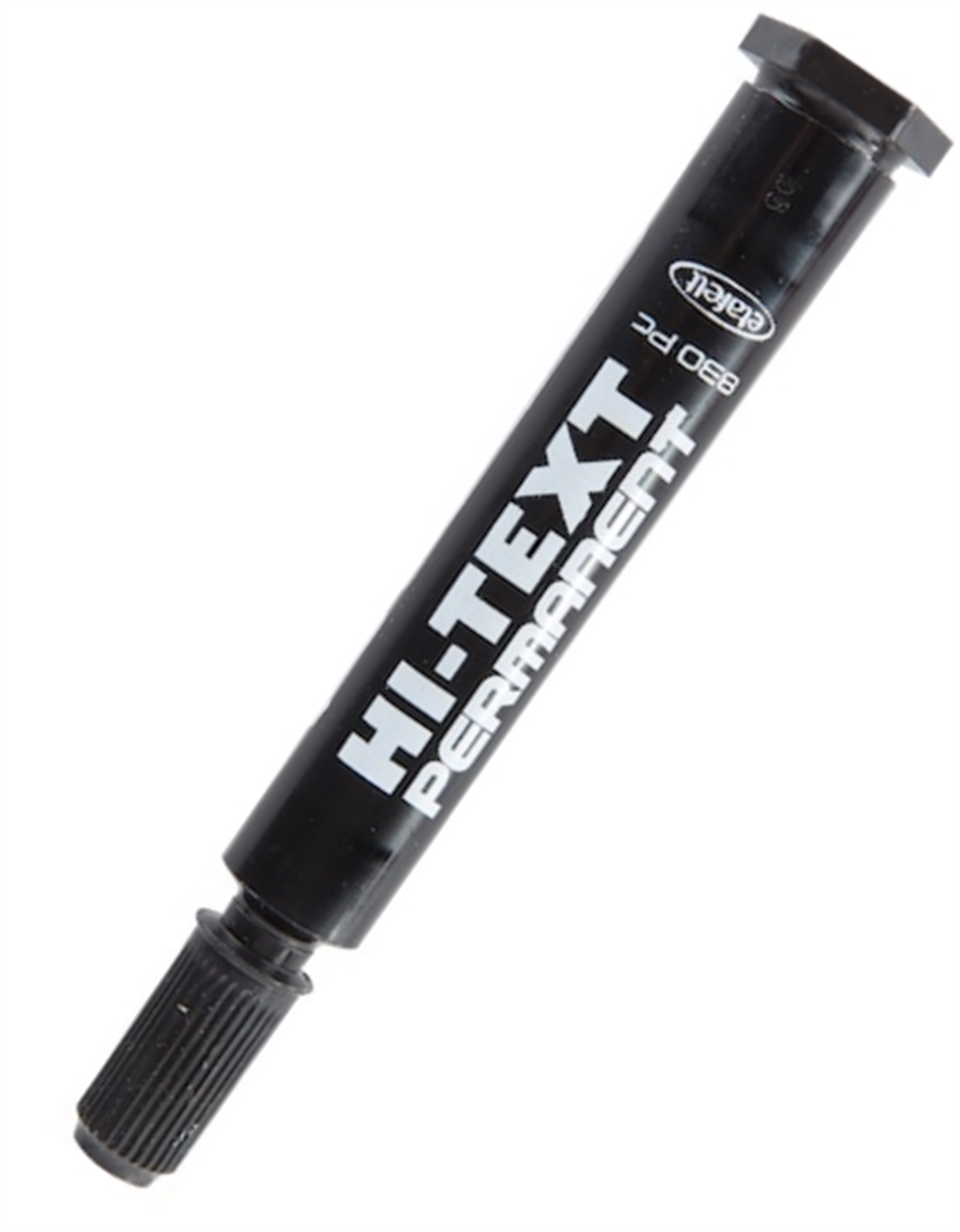 Hi-Text Permanent 830 PC Kesik Uçlu Markör - Siyah
