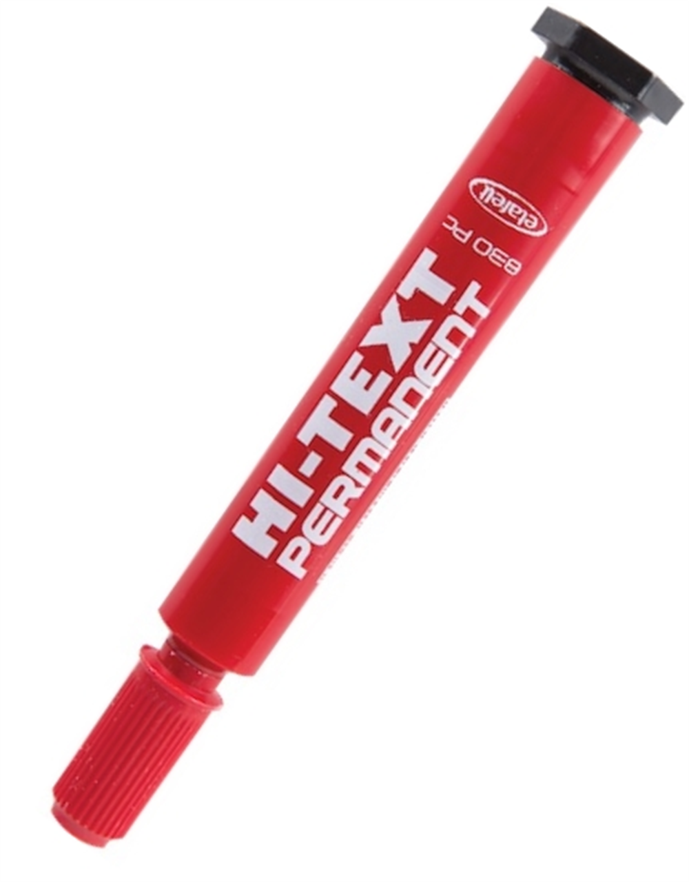 Hi-Text Permanent 830 PC Kesik Uçlu Markör - Kırmızı
