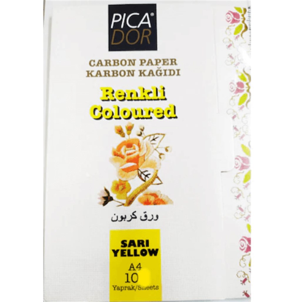 KARBON KAĞIDI SARI RENK