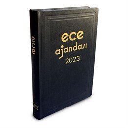 Ece Ajandası 2023 Ticari Koleksiyonu Anadolu 17 x 25 cm Siyah
