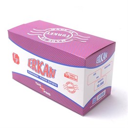 55 MM ERKAN STANDART ŞEFFAF ETİKET PLS (10.000)
