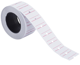 Kraf Motex Fiyatlandırma Etiket 12x21 Mm Beyaz Çizgili 12 Adet