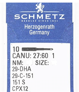 Schmetz  CPX12 ÇENGELLİ PUNTO İĞNESİ 90/14 NO