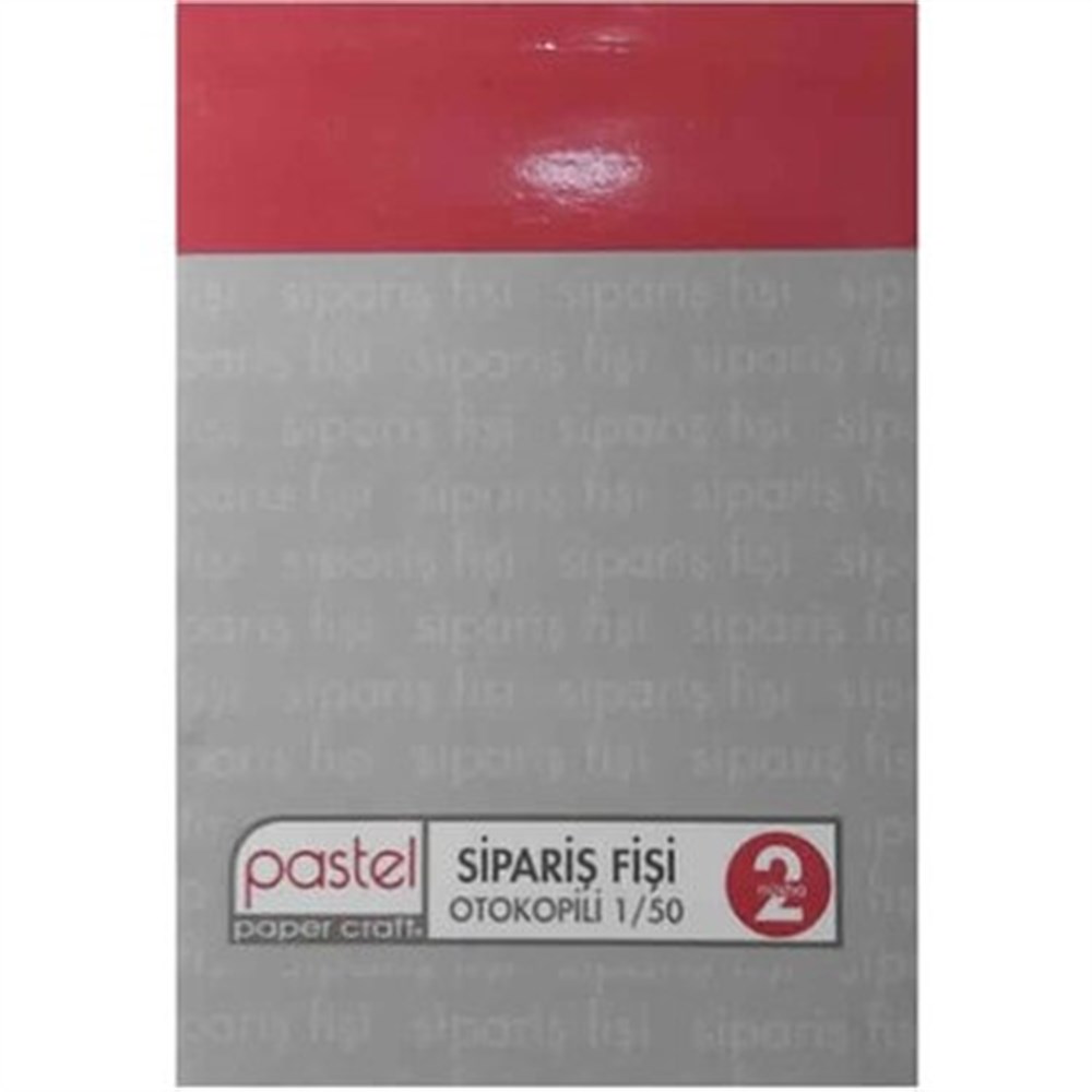 SİPARİŞ FİŞİ 2 NÜSHA 1/50