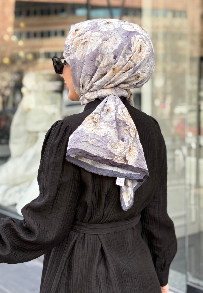 Antrasit Berry Kraş Şal