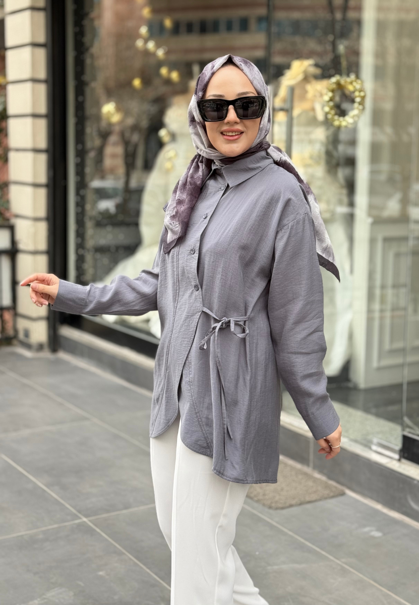 Antrasit Cross Tunik