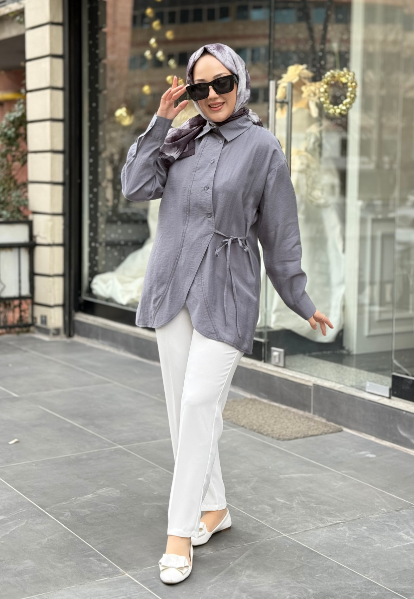 Antrasit Cross Tunik
