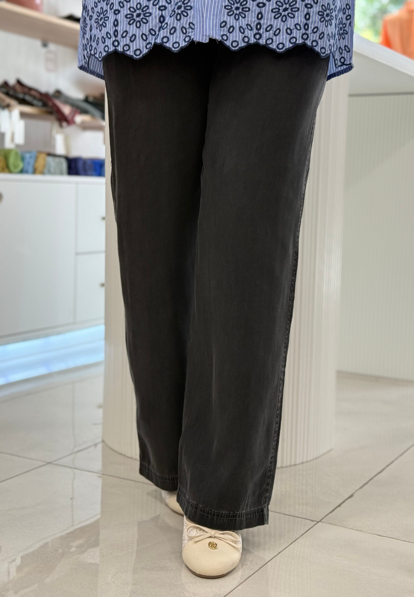 Siyah Tensel Pantolon