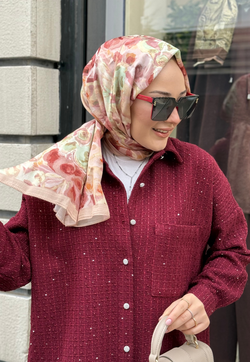 Astra Gül Kurusu Floş Viscon Şal