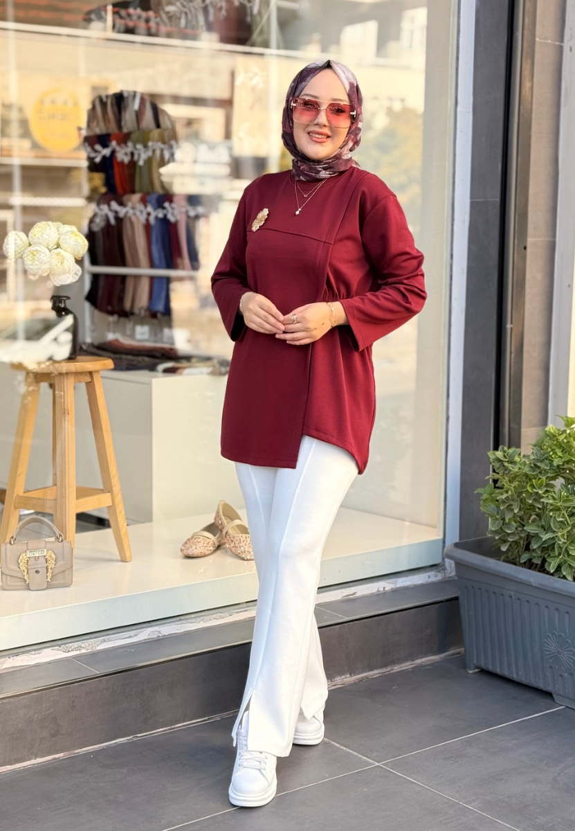 Başak Bordo Sweat 