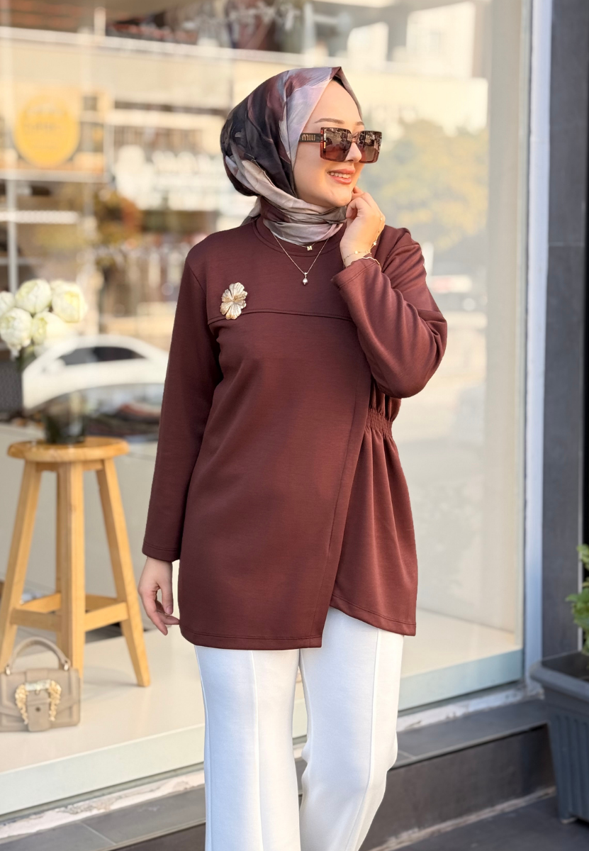 Başak Kahverengi Sweat 