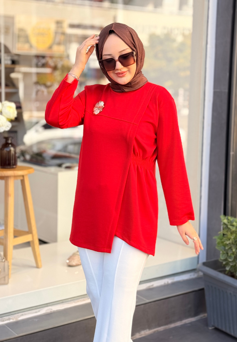 Başak Kırmızı Sweat 