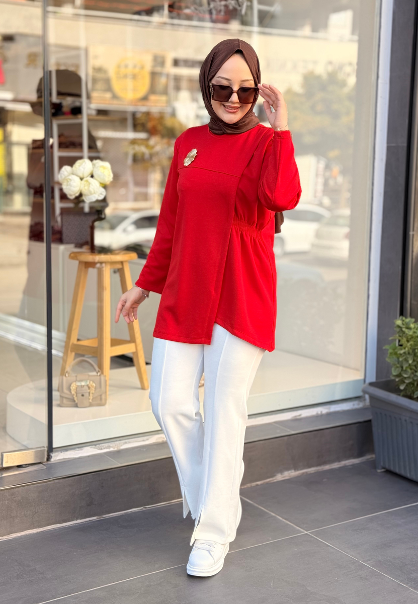 Başak Kırmızı Sweat 
