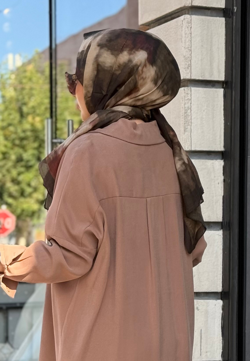 Batik Kahve Rami Şal