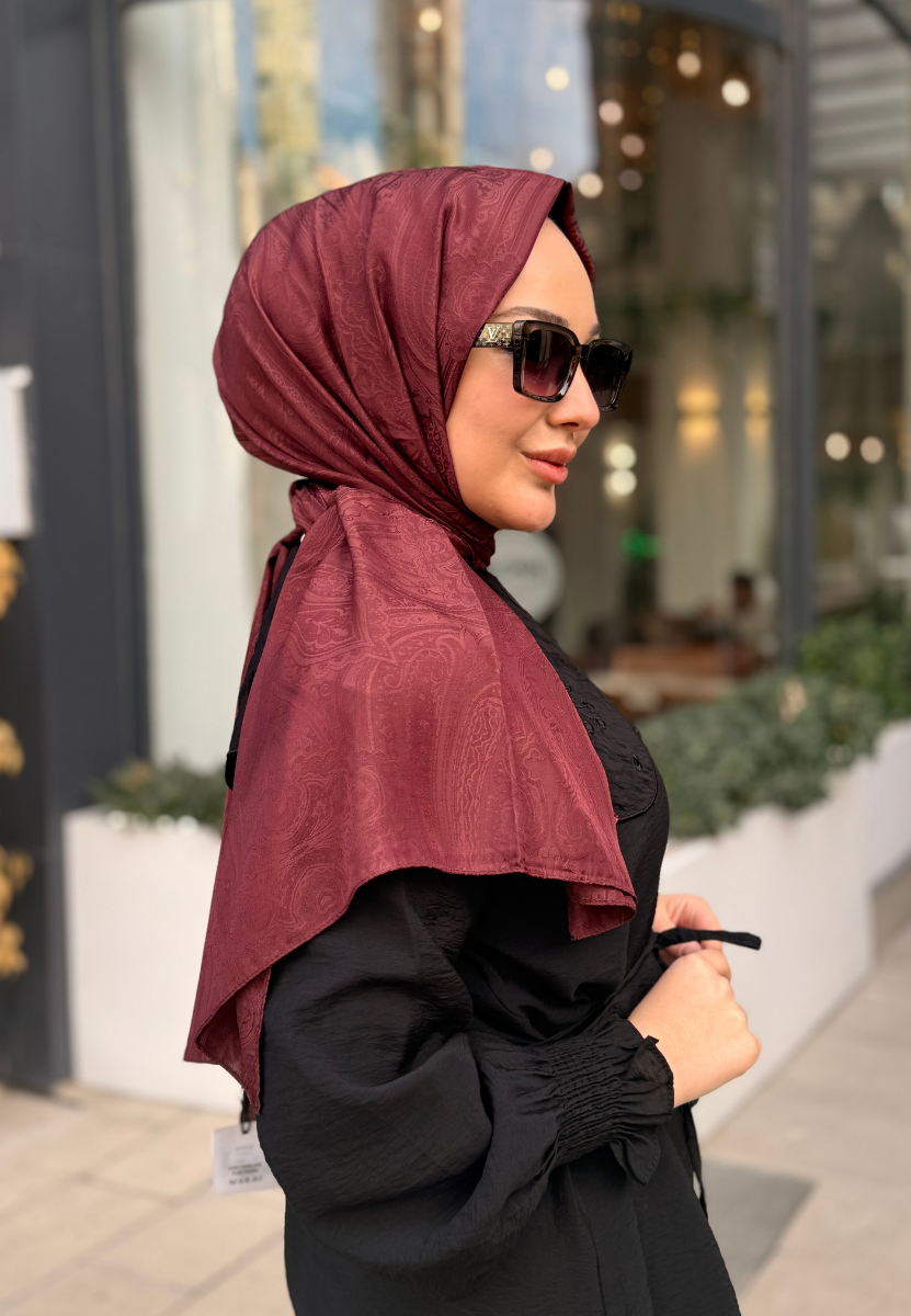 Bordo İconic Şal