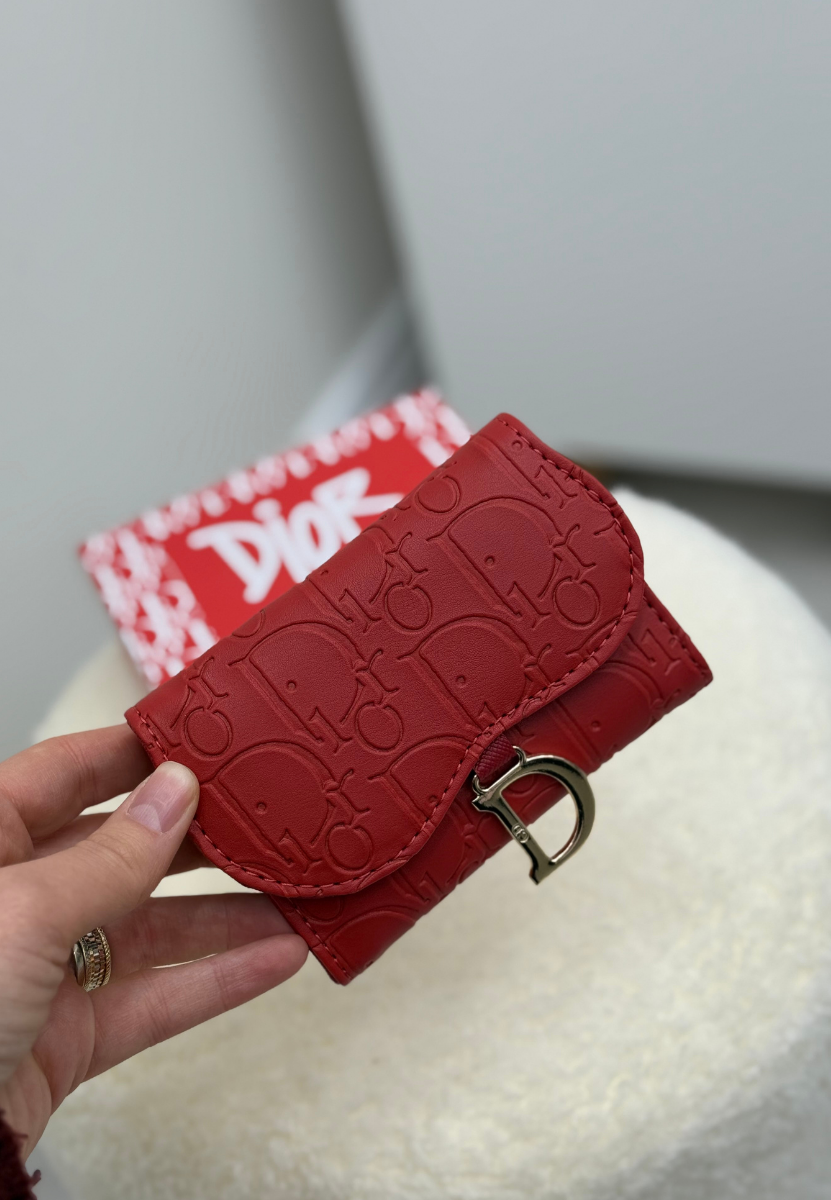 Dior Kırmızı Cüzdan