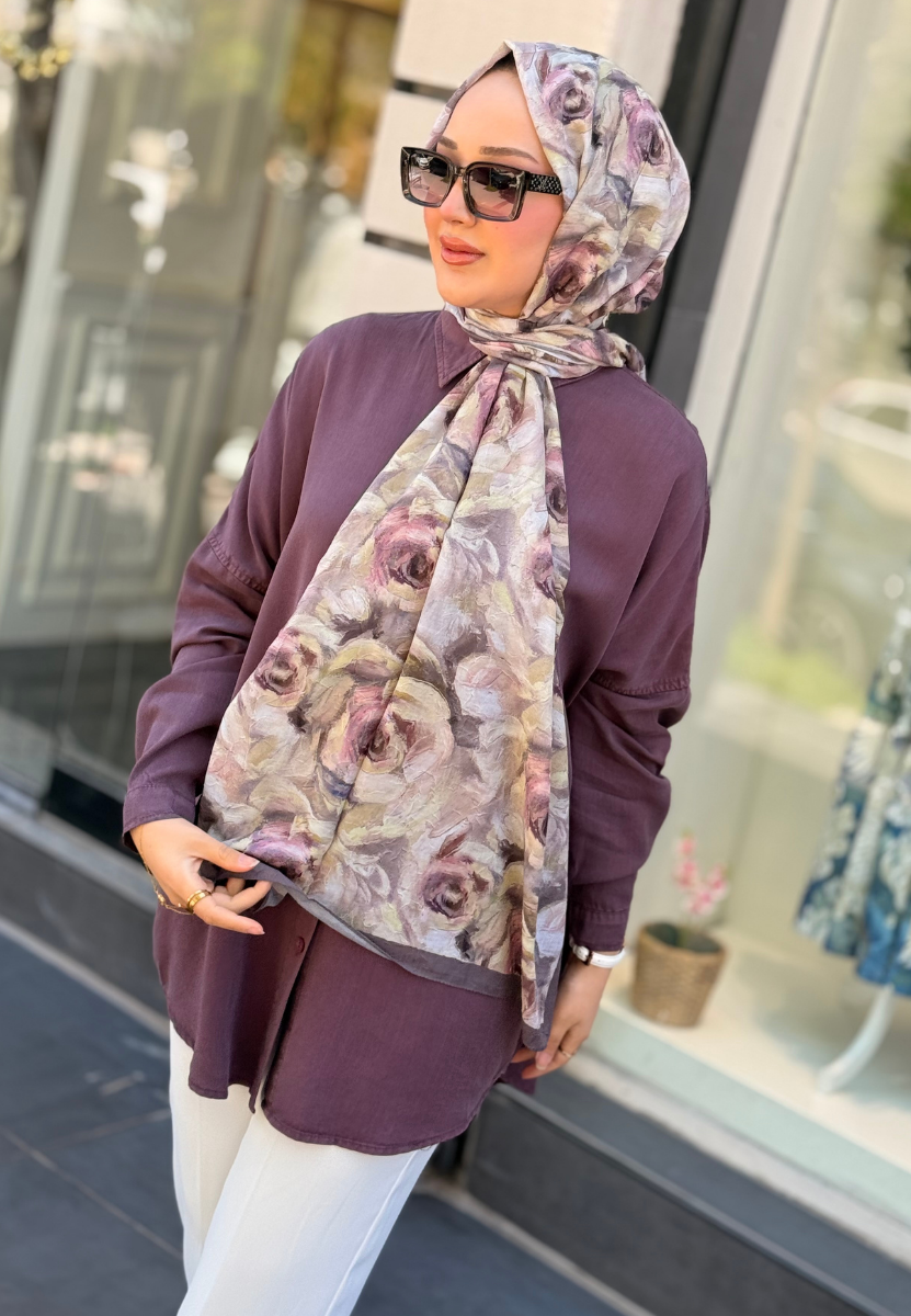 Eflatun Larisa Kraş Şal