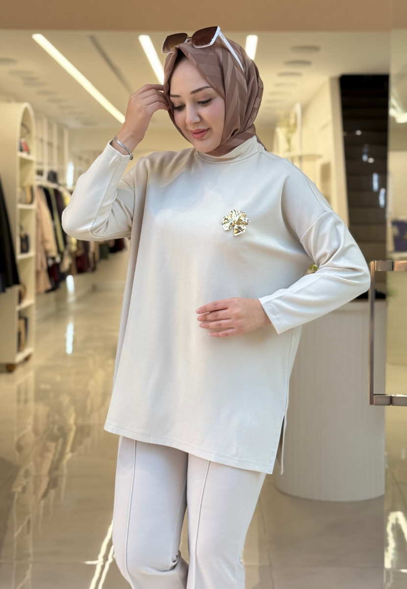 Ekru Vega Tunik