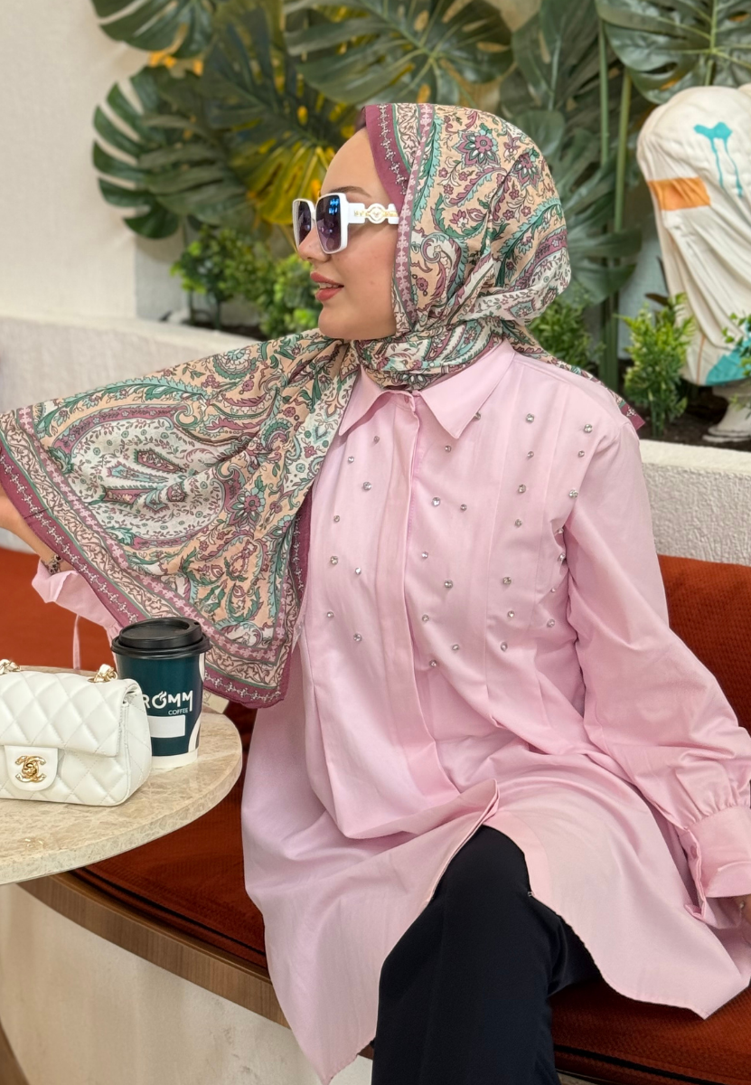 Elegant Gül Kurusu Şal