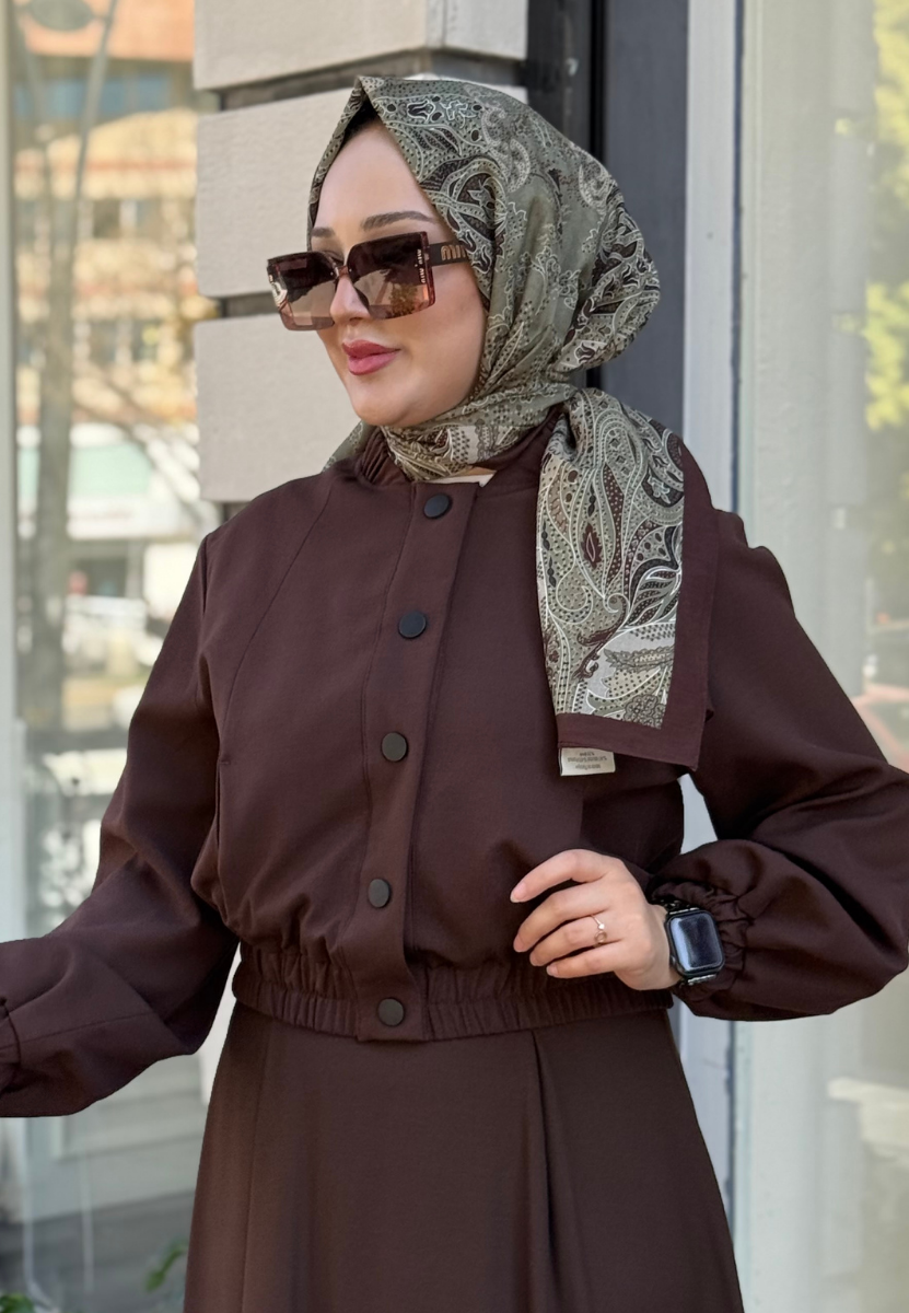 Elora Desen Askeri Haki Şal