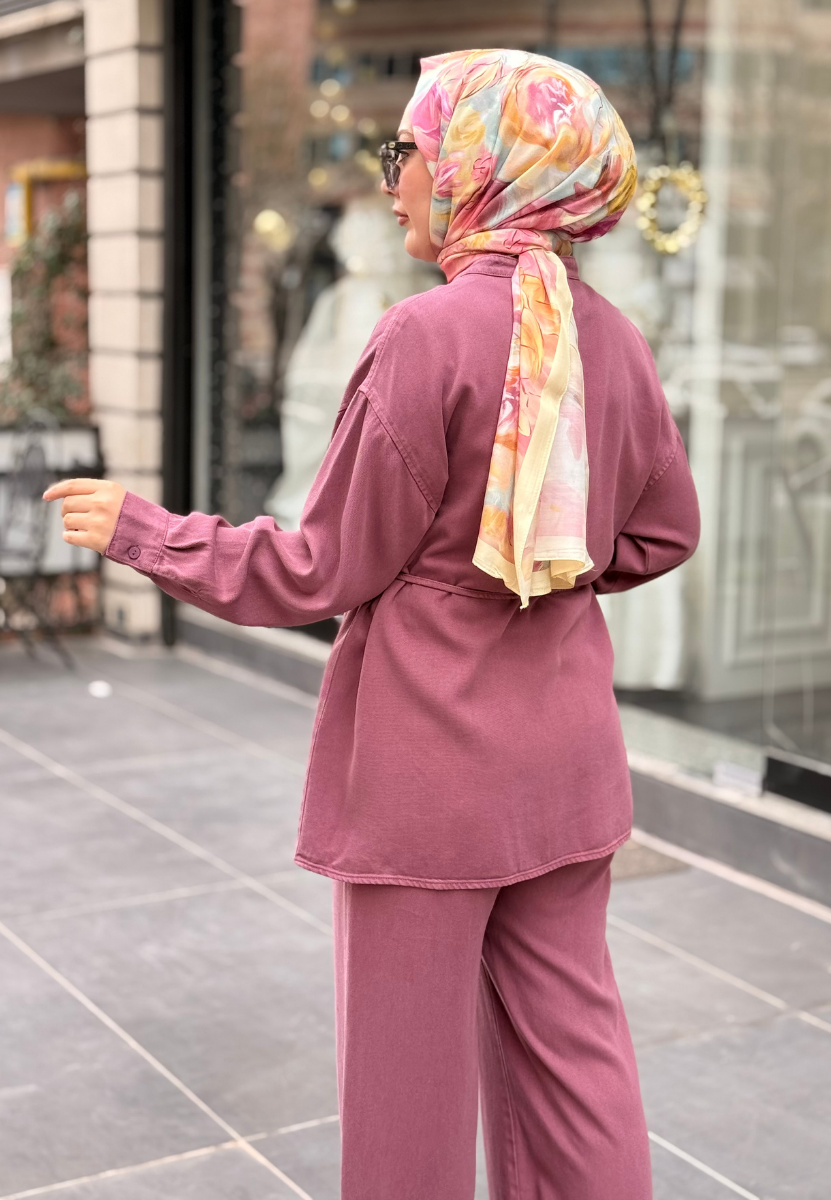 Gül Pembe Alin İkili Takım