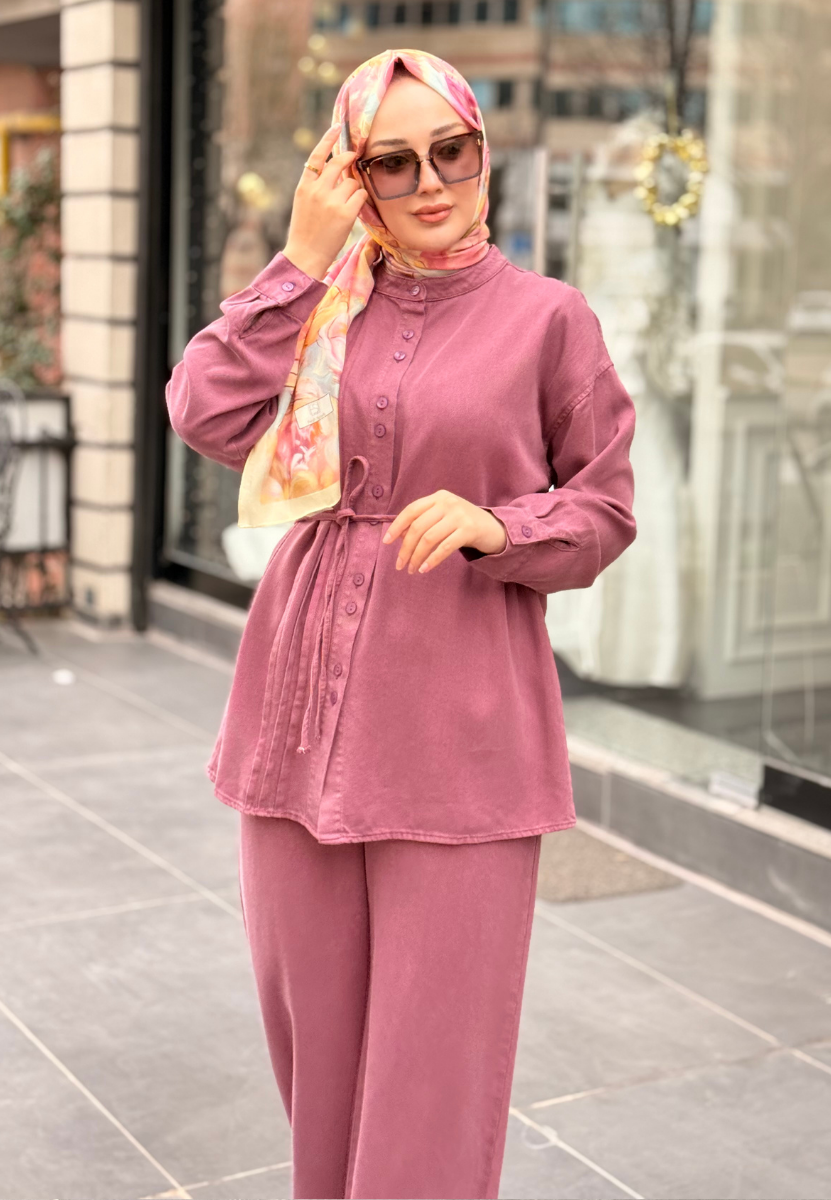 Gül Pembe Alin İkili Takım