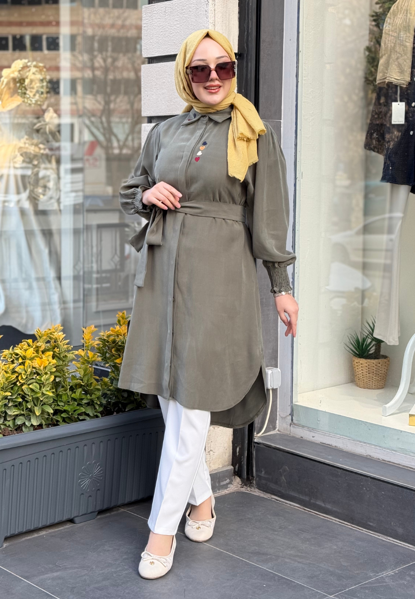 Haki Lovely Tunik