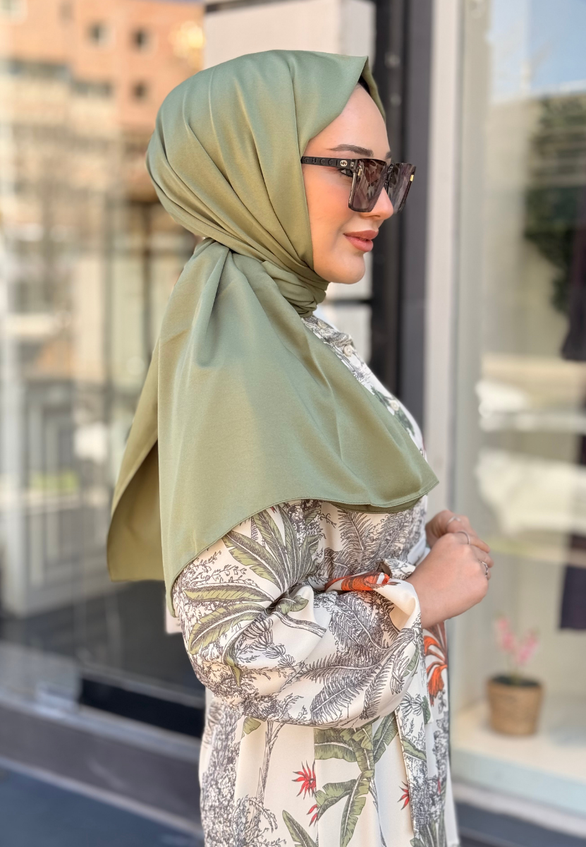 Haki Vintage Şal